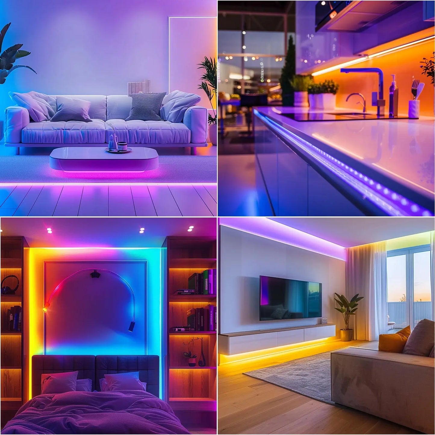 Led Strip Light for Smart Home Ambiance Control.
