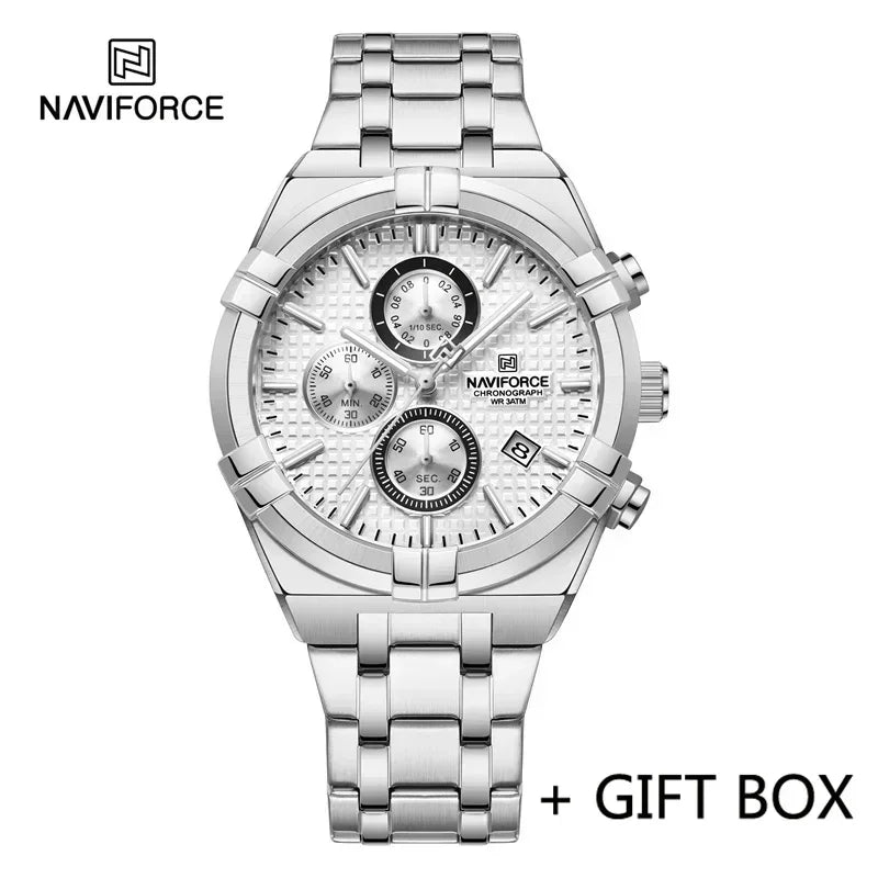 8042 Luxury Steel Watch US Arabia