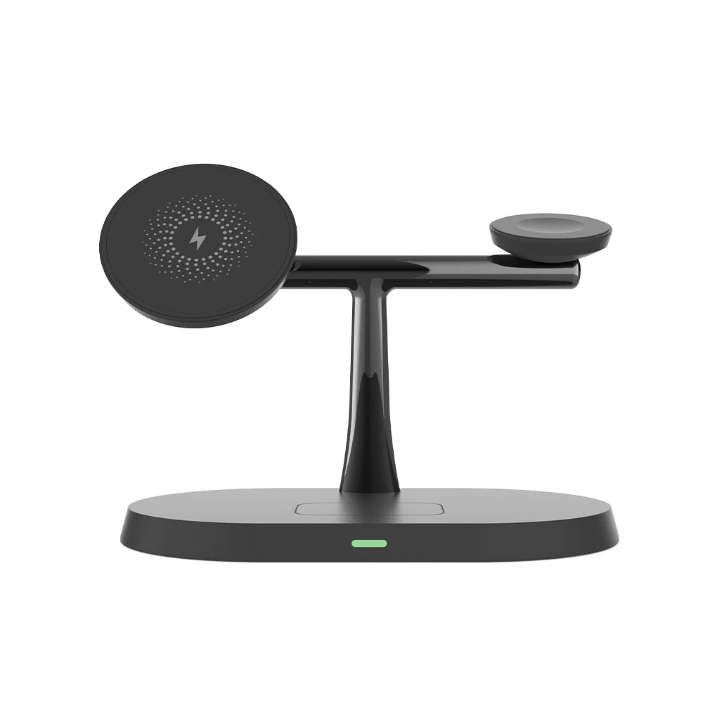 3 in 1 Magnetic Wireless Charger Stand For iPhone 12 13 14 15 16 ,Fast Charging Station for Apple Watch 10 9 8 7 6 5 Airpods Pro DesiNest