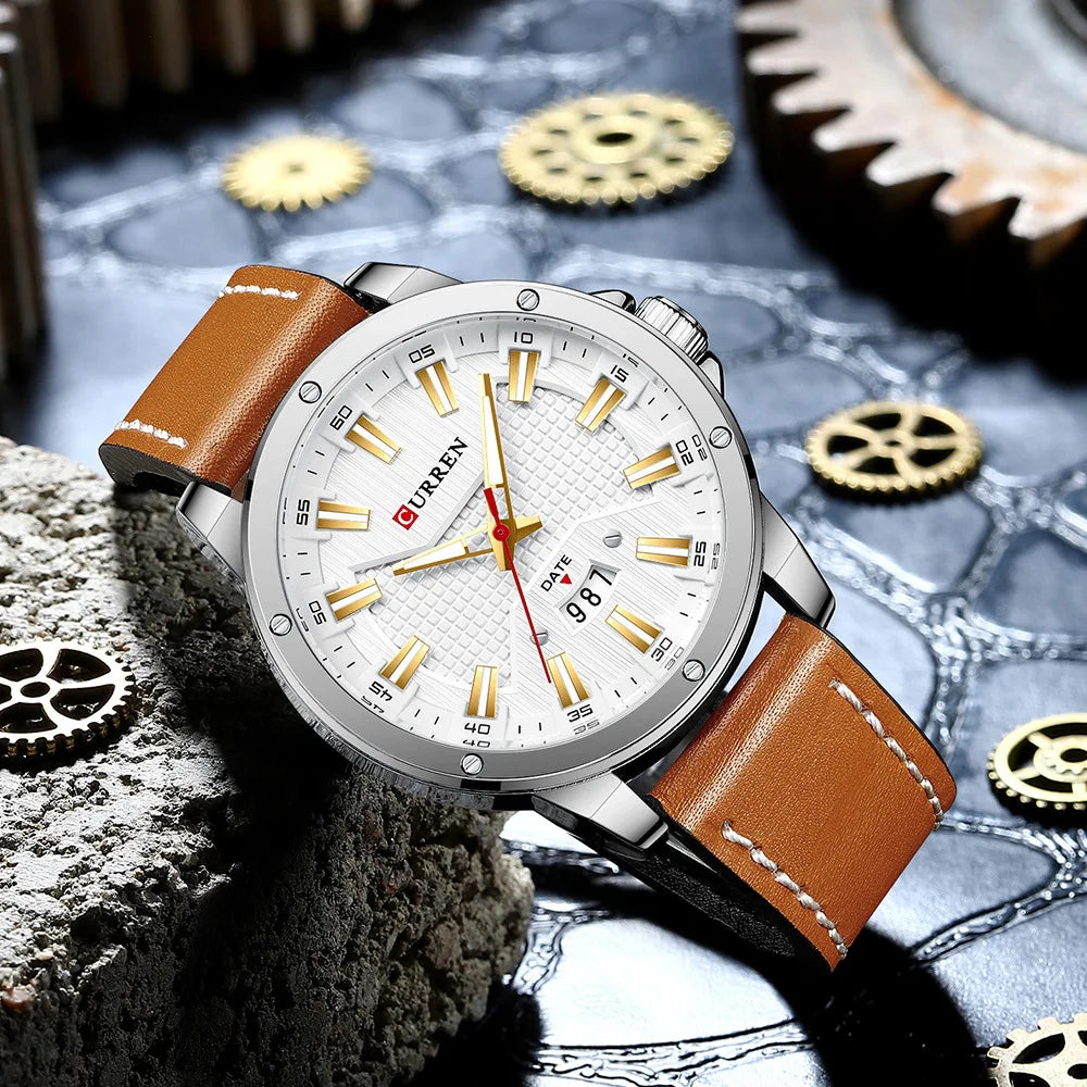 CURREN 8376 Leather Watch US Arabia