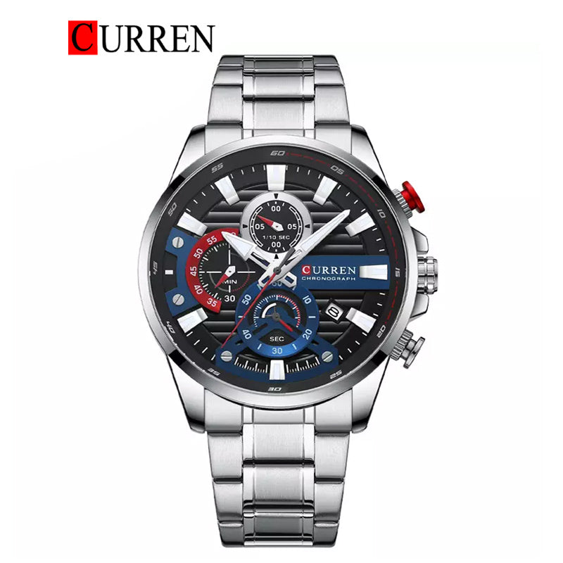 CURREN Stainless Steel Watch For Men With Box US Arabia