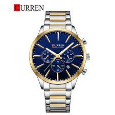 CURREN Stainless Steel Watch For Men With Brand Box US Arabia