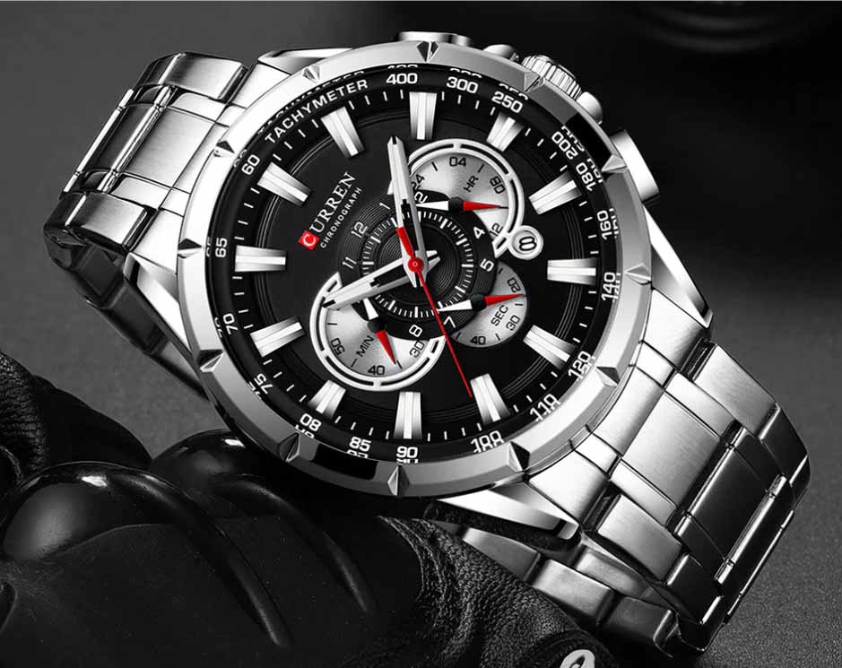 CURREN  Stainless Watch-8363 Curren Watches