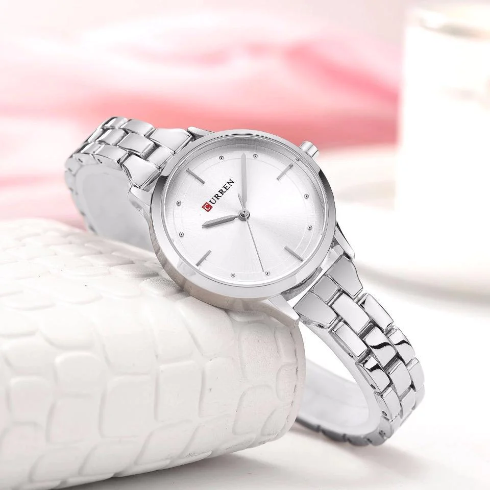 CURREN Original Brand Stainless Steel Band Wrist Watch For Couples With Brand (Box & Bag) US Arabia