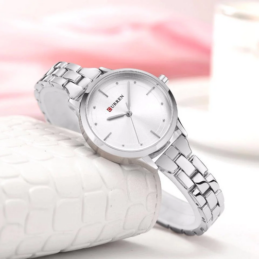 CURREN Original Brand Stainless Steel Band Wrist Watch For Couples With Brand (Box & Bag) US Arabia