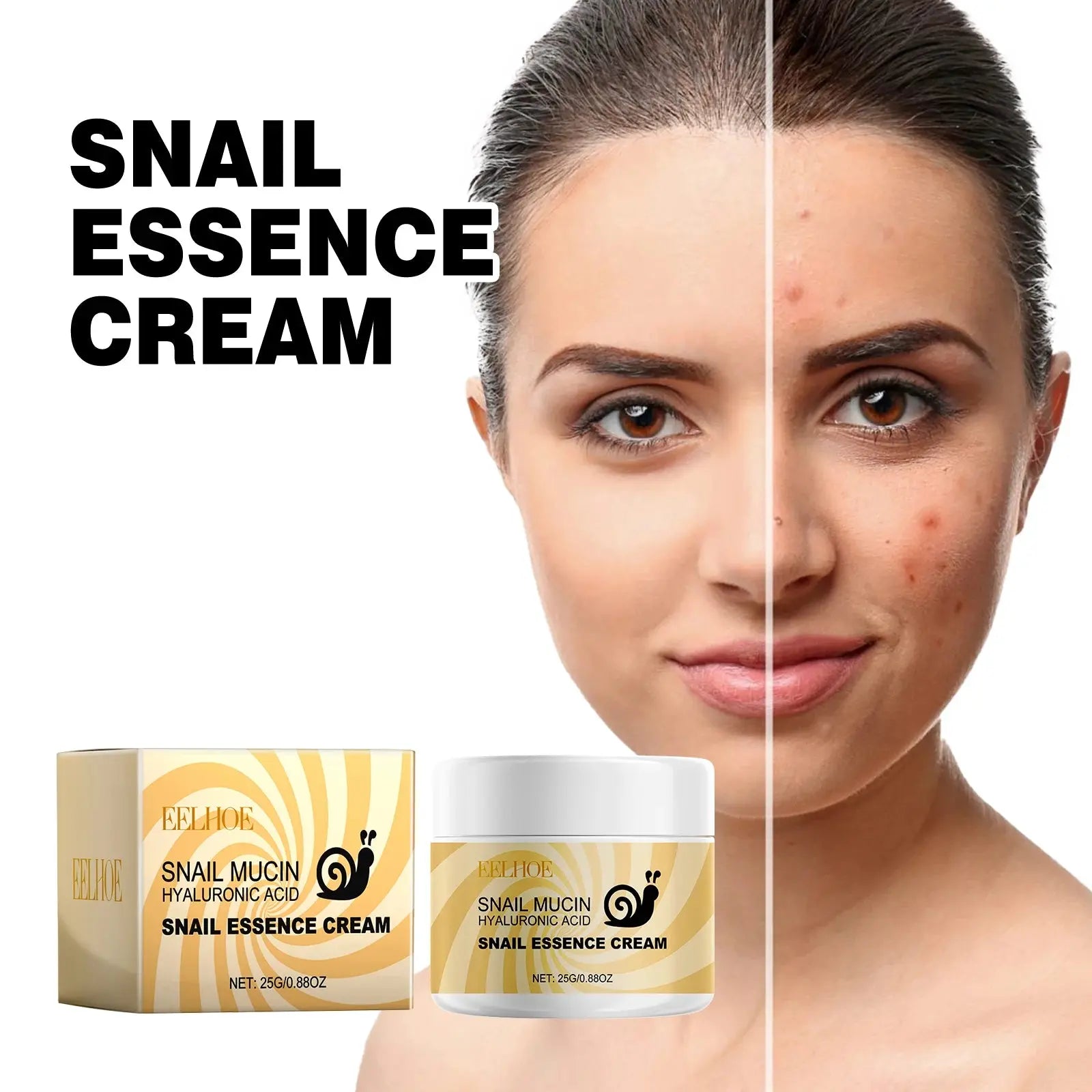 Eelhoe Snail Protein Repair Cream Tightens.