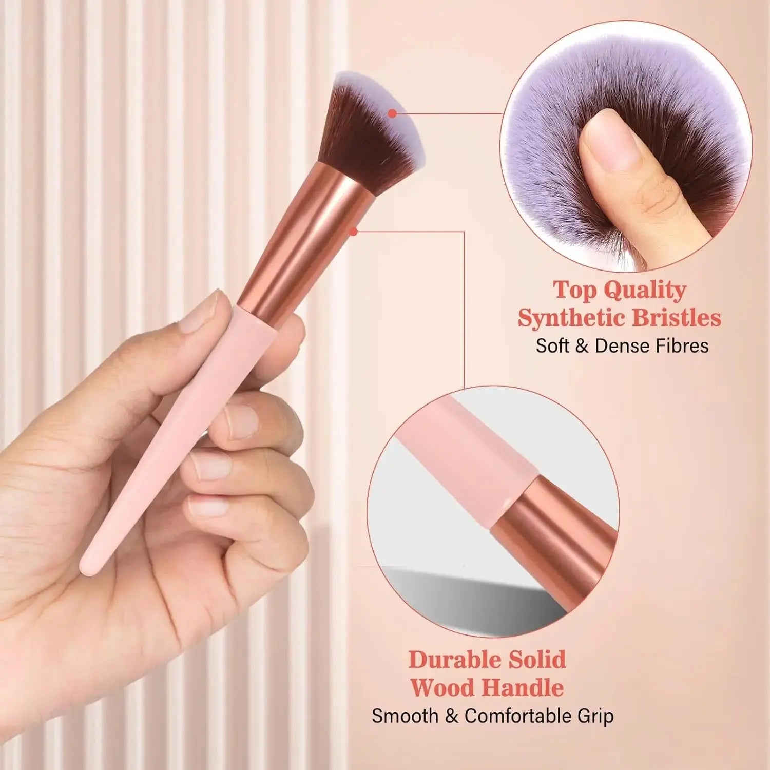 BESTOPE PRO Makeup Brushes With Case 20PCs.