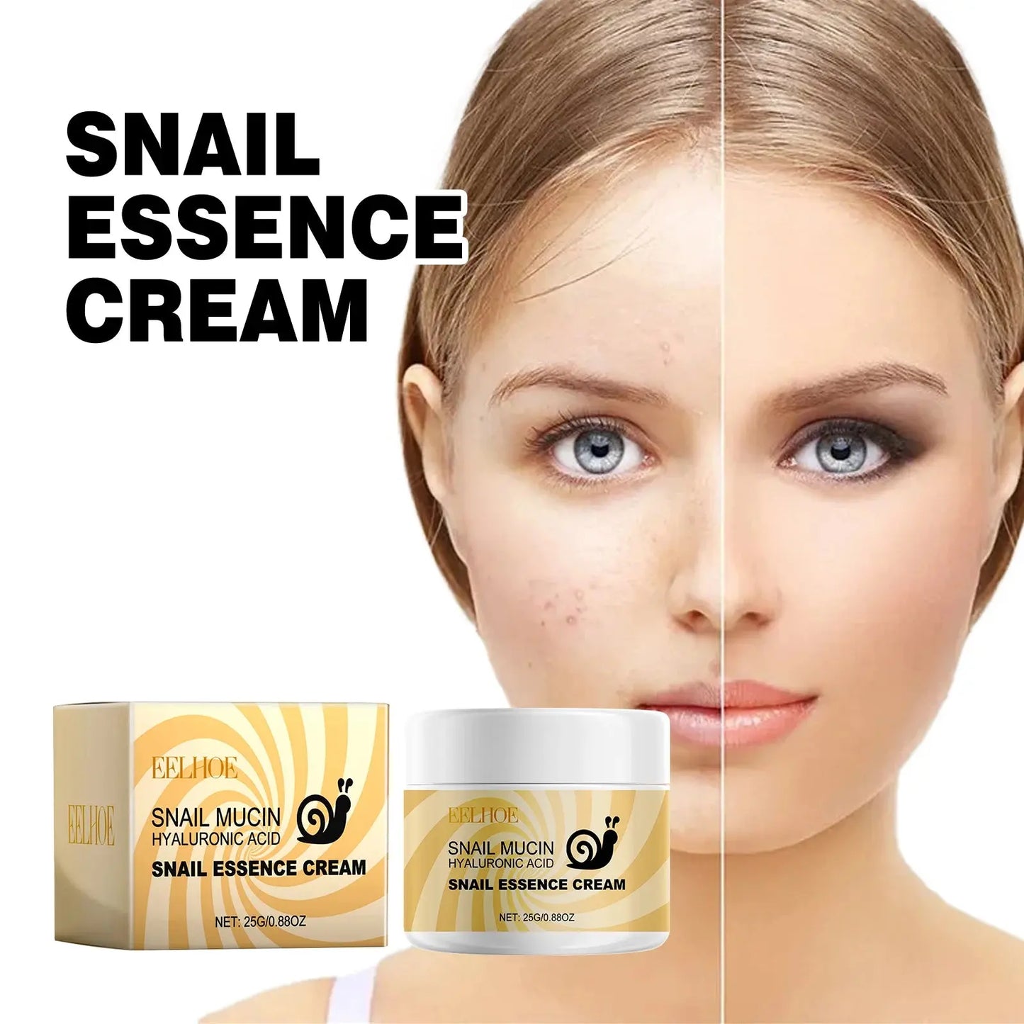 Eelhoe Snail Protein Repair Cream Tightens.