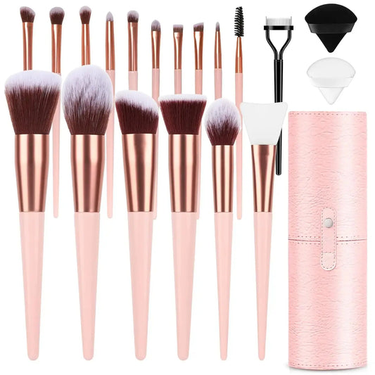 BESTOPE PRO Makeup Brushes With Case 20PCs.