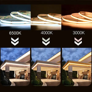 UL Listed COB LED Strip Light 320 480 LEDs/m.