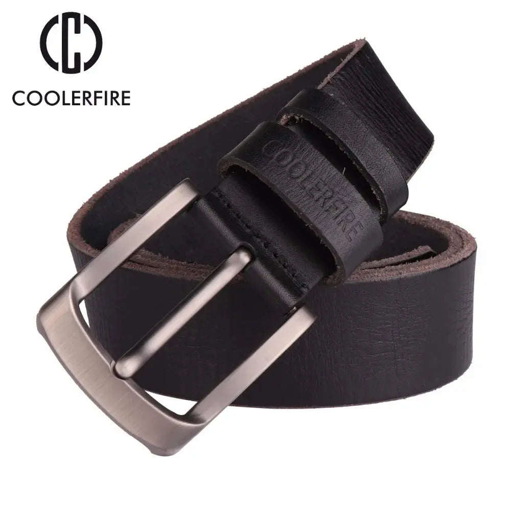 CCOOLERFIRE Men Belt Full Grain 100% Real.