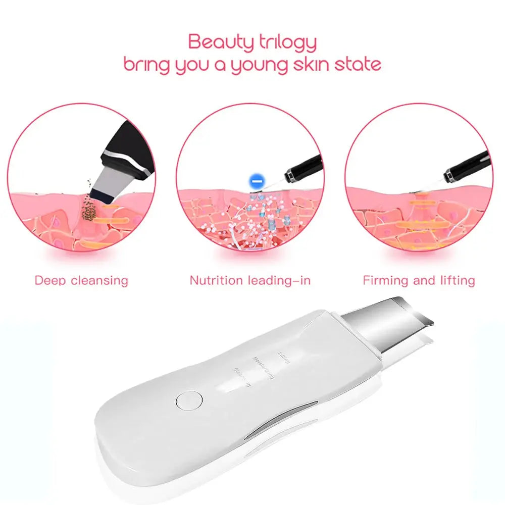 Ultrasonic Skin Scrubber Electric Ultrasonic.
