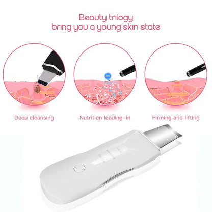 Ultrasonic Skin Scrubber Electric Ultrasonic.