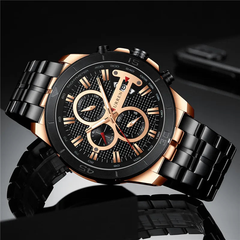 Luxury Men's Watch CURREN 8337 US Arabia