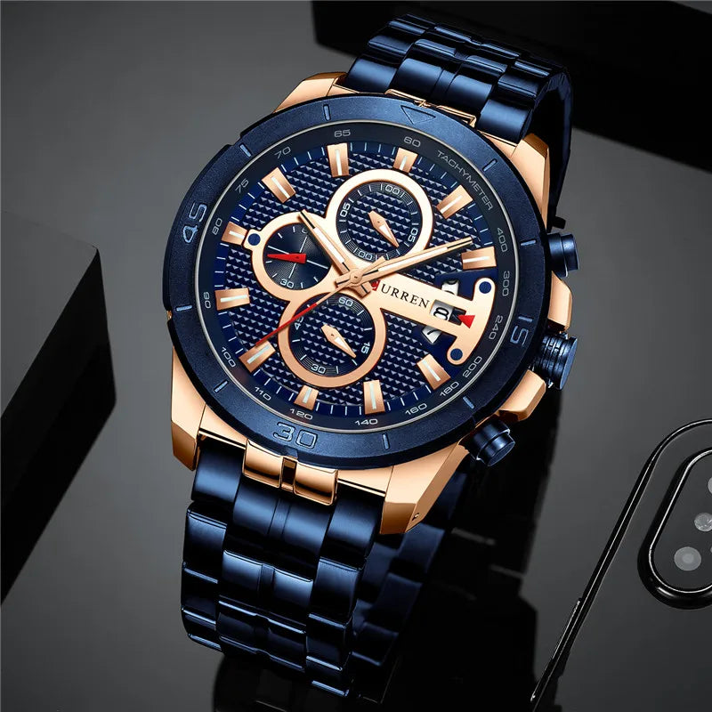 Luxury Men's Watch CURREN 8337 US Arabia