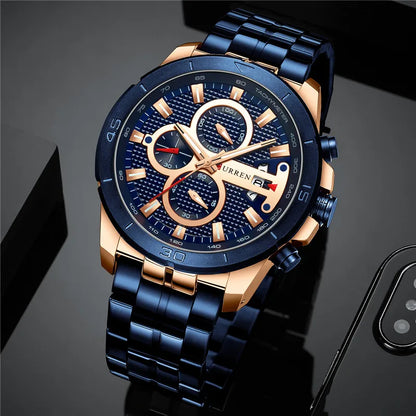 Luxury Men's Watch CURREN 8337 US Arabia