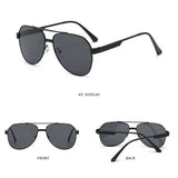 Classic Male Driving Polarized Sunglasses Men Metal Frame.