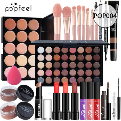 POPFEEL All-in-One Makeup Kit Gift Set with Eyeshadow.