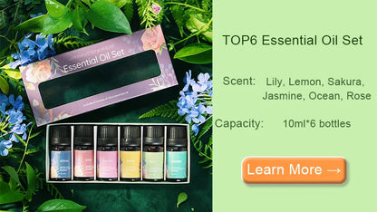 KINSCOTER Aroma Diffuser Air Humidifier Ultrasonic Cool Mist Maker Fogger Led Essential Oil Flame Lamp Difusor DesiNest