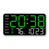 Smart LED wall clock with voice control feature, combining modern design and smart home technology for efficient time management