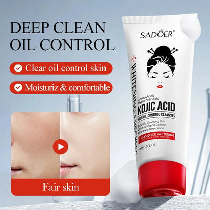 Kojic Acid Facial Cleanser Oil Control Cleaning.