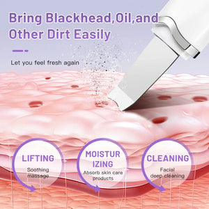 Facial Skin Scrubber Face Spatula Exfoliator.