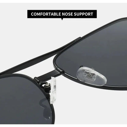 Classic Male Driving Polarized Sunglasses Men Metal Frame.