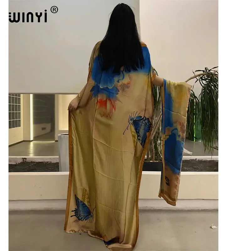 Summer dresses kaftan African for woman.