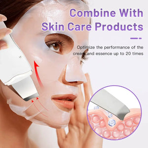 Facial Skin Scrubber Face Spatula Exfoliator.