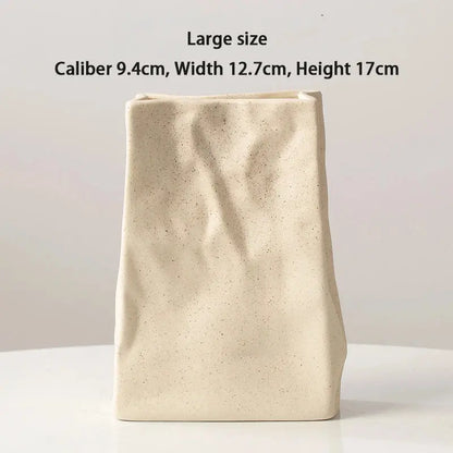 Nordic Simple Ceramic  Vase Living Room Office.