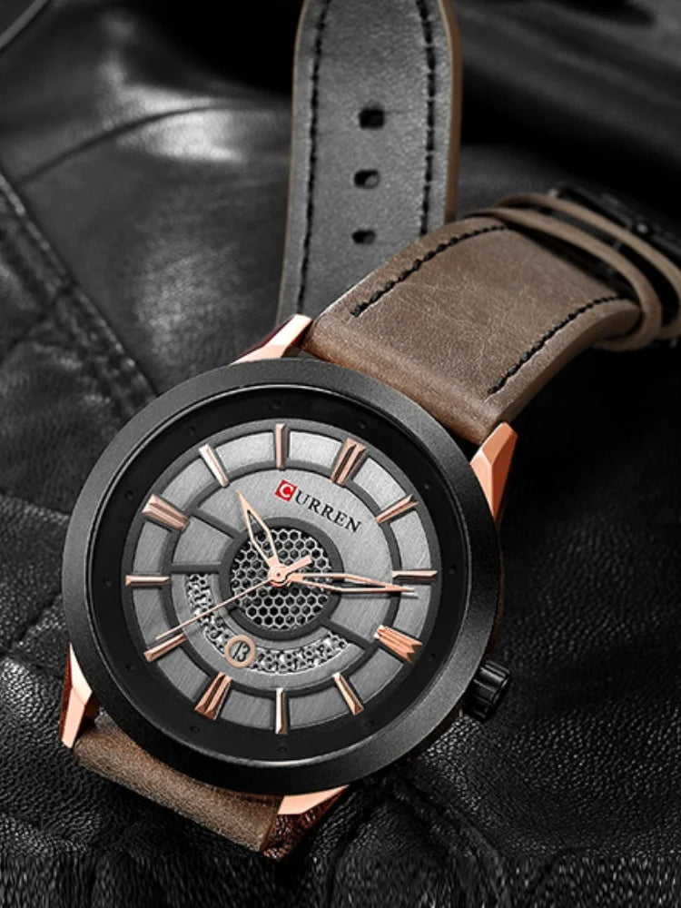 CURREN 8330 Men's Watch Calendar US Arabia