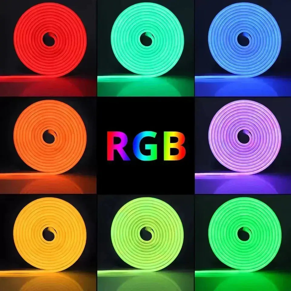 Dc 24V Rgb Neon Led Lights Strip 15M 30M 10 M.