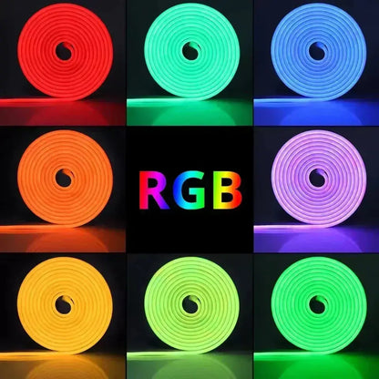 Dc 24V Rgb Neon Led Lights Strip 15M 30M 10 M.
