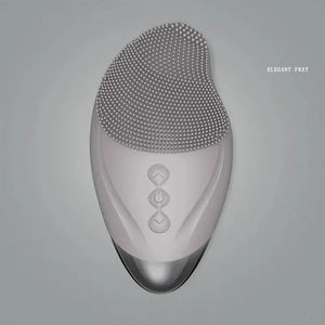 Rechargeable silicone facial brush for deep cleansing and gentle skincare, perfect for daily use