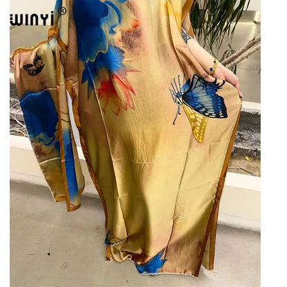 Summer dresses kaftan African for woman.