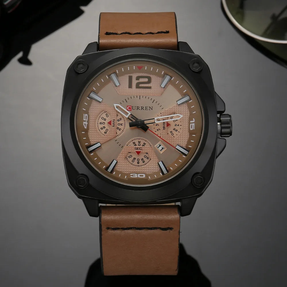 CURREN  Men Quartz Watch-8260 US Arabia