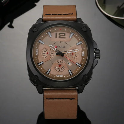 CURREN  Men Quartz Watch-8260 US Arabia