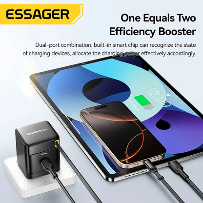 Essager 65W GaN Charger with Retractable.