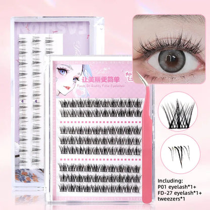 Yelix New Sunflower Eyelash Set Cluster Lashes DesiNest