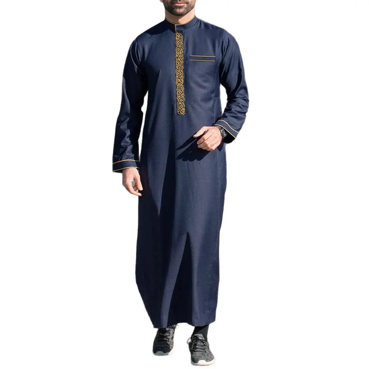 Dishdasha Muslim Men Long Robe Jubba Thobe Abaya.