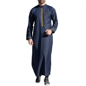 Dishdasha Muslim Men Long Robe Jubba Thobe Abaya.