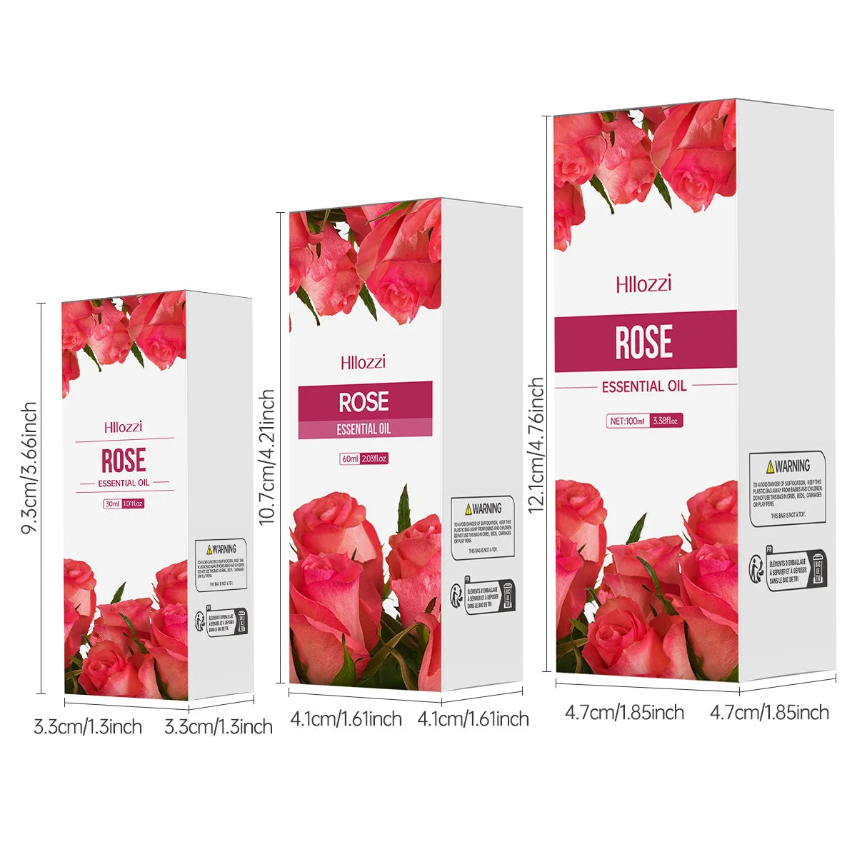 100ml/60ml/30ml rose essential oil skin care fragrance aromatherapy essential oil perfume Massage moisturizing oil DesiNest
