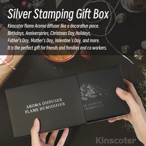 KINSCOTER Aroma Diffuser Air Humidifier Ultrasonic Cool Mist Maker Fogger Led Essential Oil Flame Lamp Difusor DesiNest