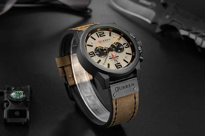Curren 8314 Men Watch Leather US Arabia