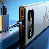 Power Bank Super Fast Charging Battery High Capacity 120W 200000mAh.