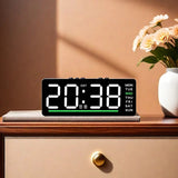 Digital Alarm Clock TEMP Date Week Dual Alarm 5 Levels Brightness Snooze Table Clock 12/24H Night Mode LED Clock DesiNest