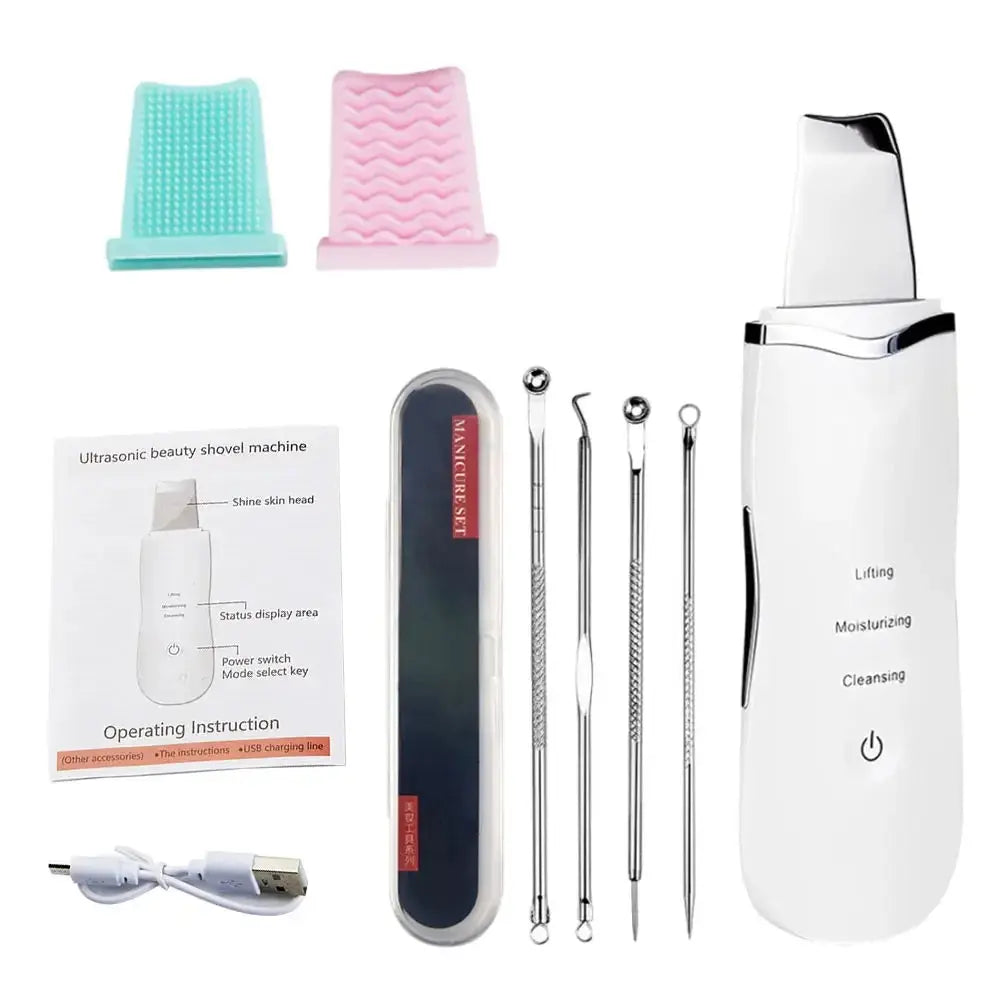 Facial Skin Scrubber Face Spatula Exfoliator.