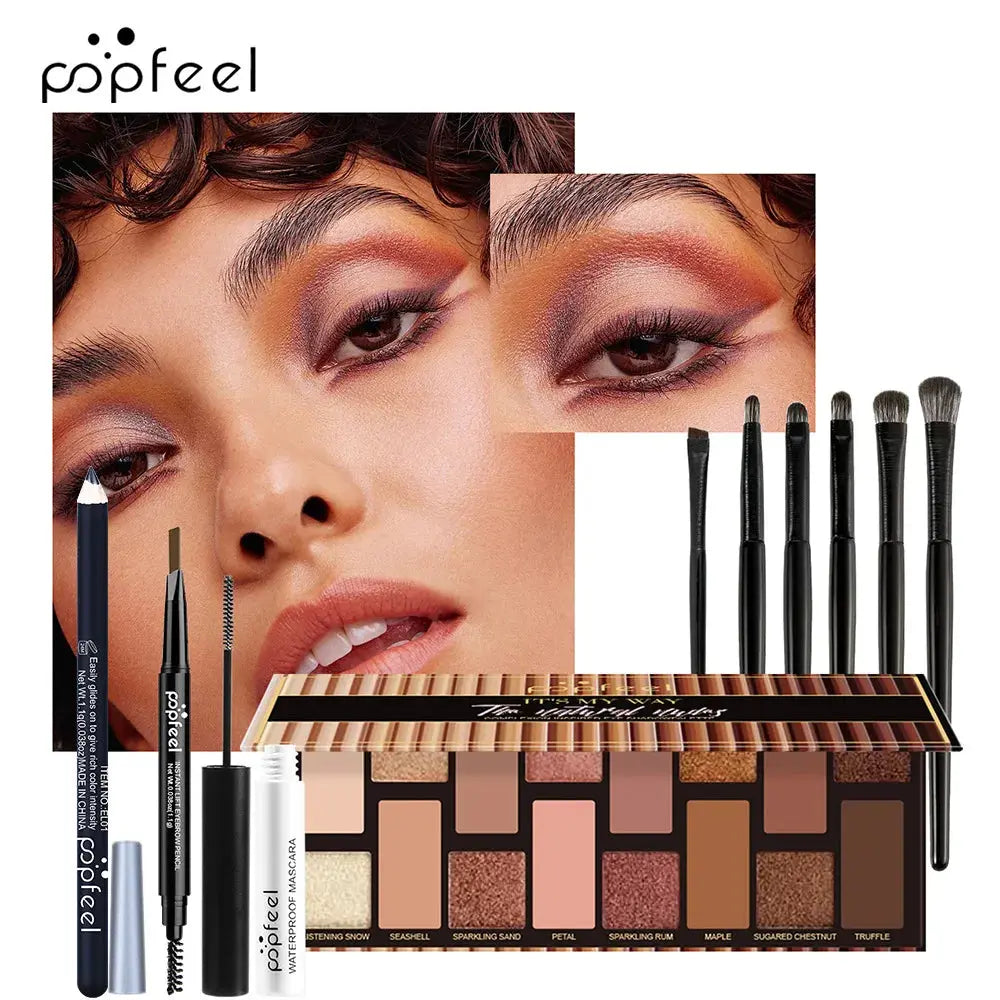 POPFEEL All-in-One Makeup Kit Gift Set with Eyeshadow.