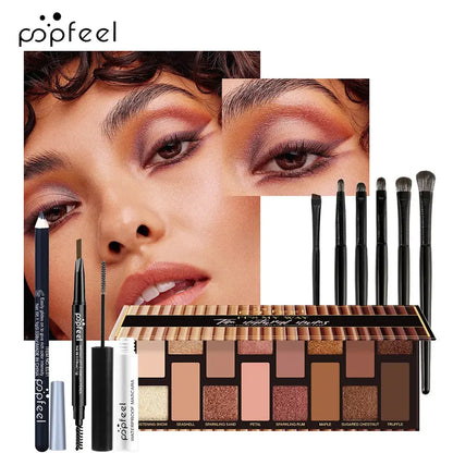 POPFEEL All-in-One Makeup Kit Gift Set with Eyeshadow.