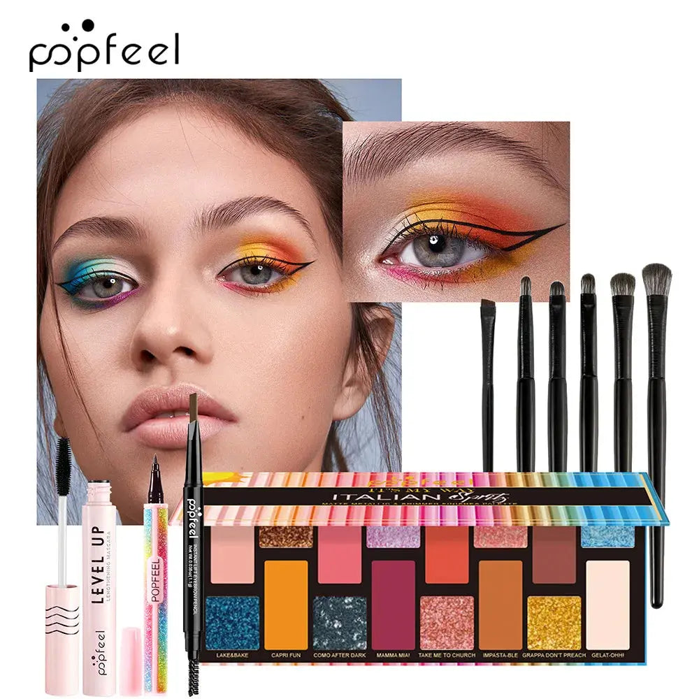 POPFEEL All-in-One Makeup Kit Gift Set with Eyeshadow.